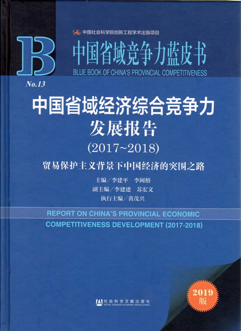 日逼女生的网站中国省域经济综合竞争力发展报告（2017-2018）